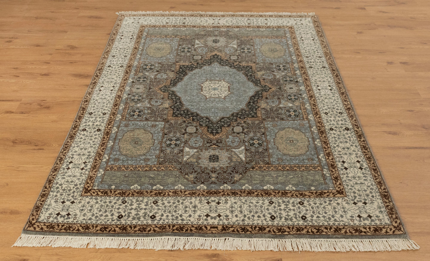 5x7 Zarcharack Traditional Mamluk Hand Knotted Rug