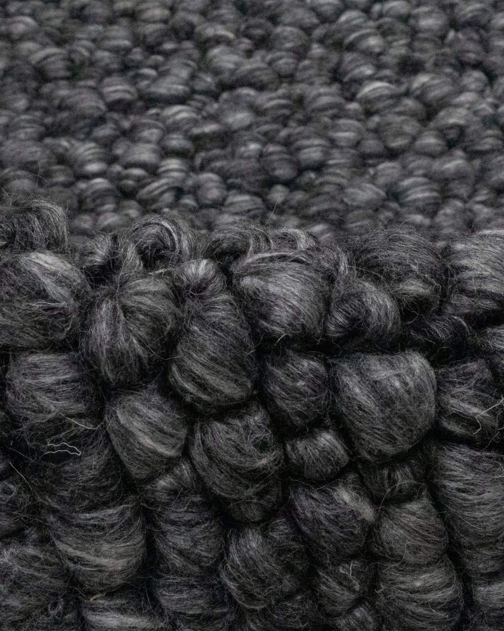 Unparalleled Bubble charcoal Rug