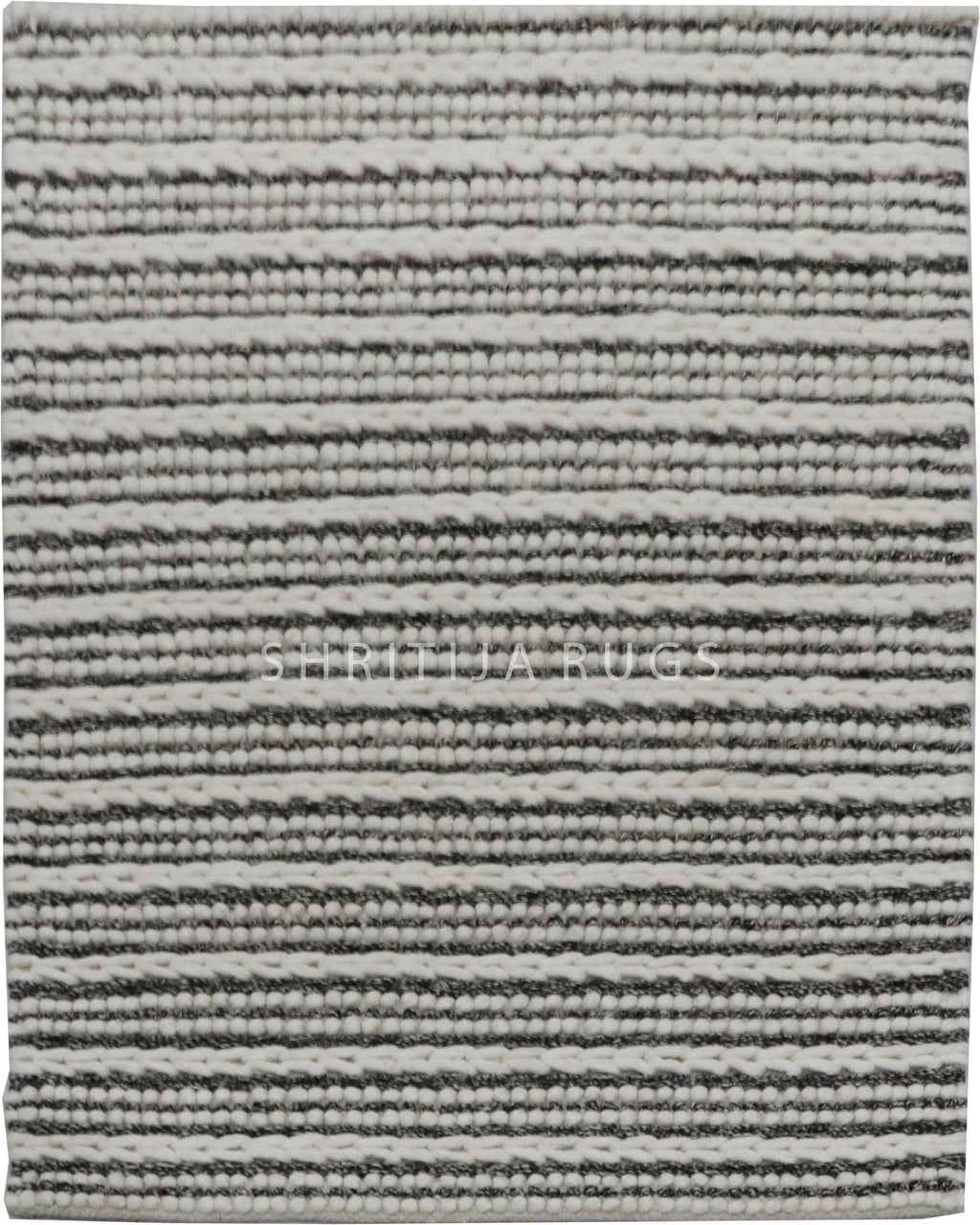 Ivory Charcoal Braided