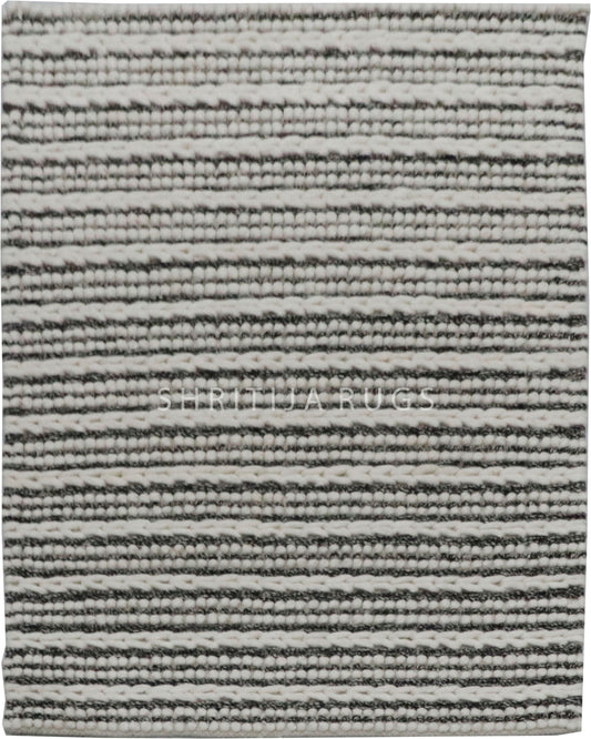 Ivory Charcoal Braided