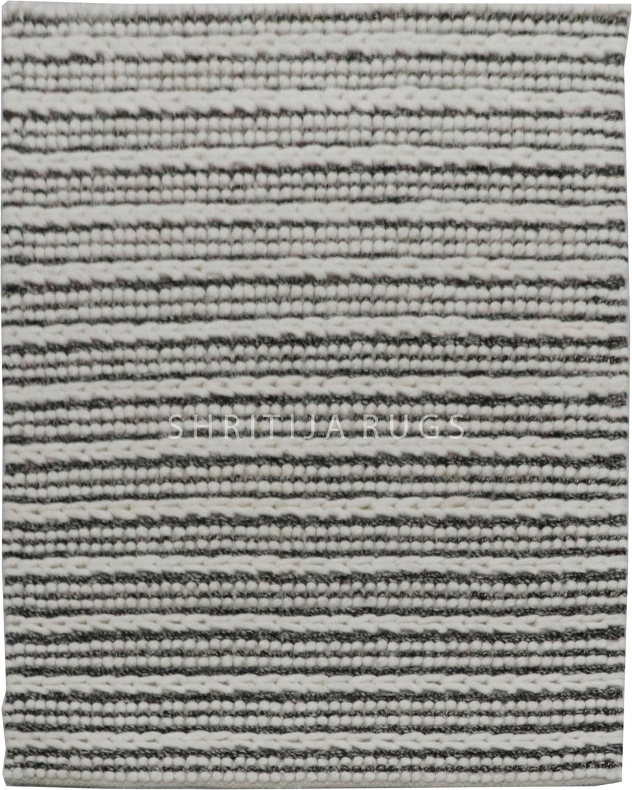 Ivory Charcoal Braided