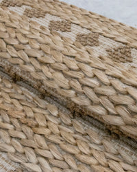 Vintage-Inspired Jute Rug - Authentic, Handcrafted Beauty