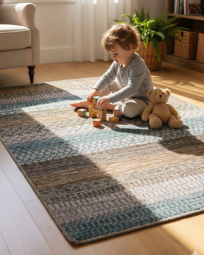 Sondrio Colorful Indo Savannah Modern Rug