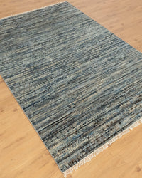 Galaxy Blue Modern Bedroom Rug