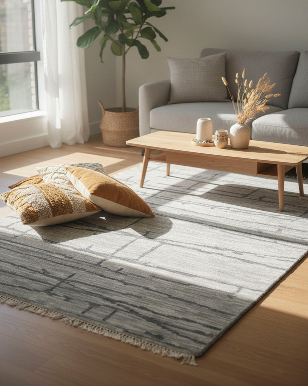 Stone Line Rug