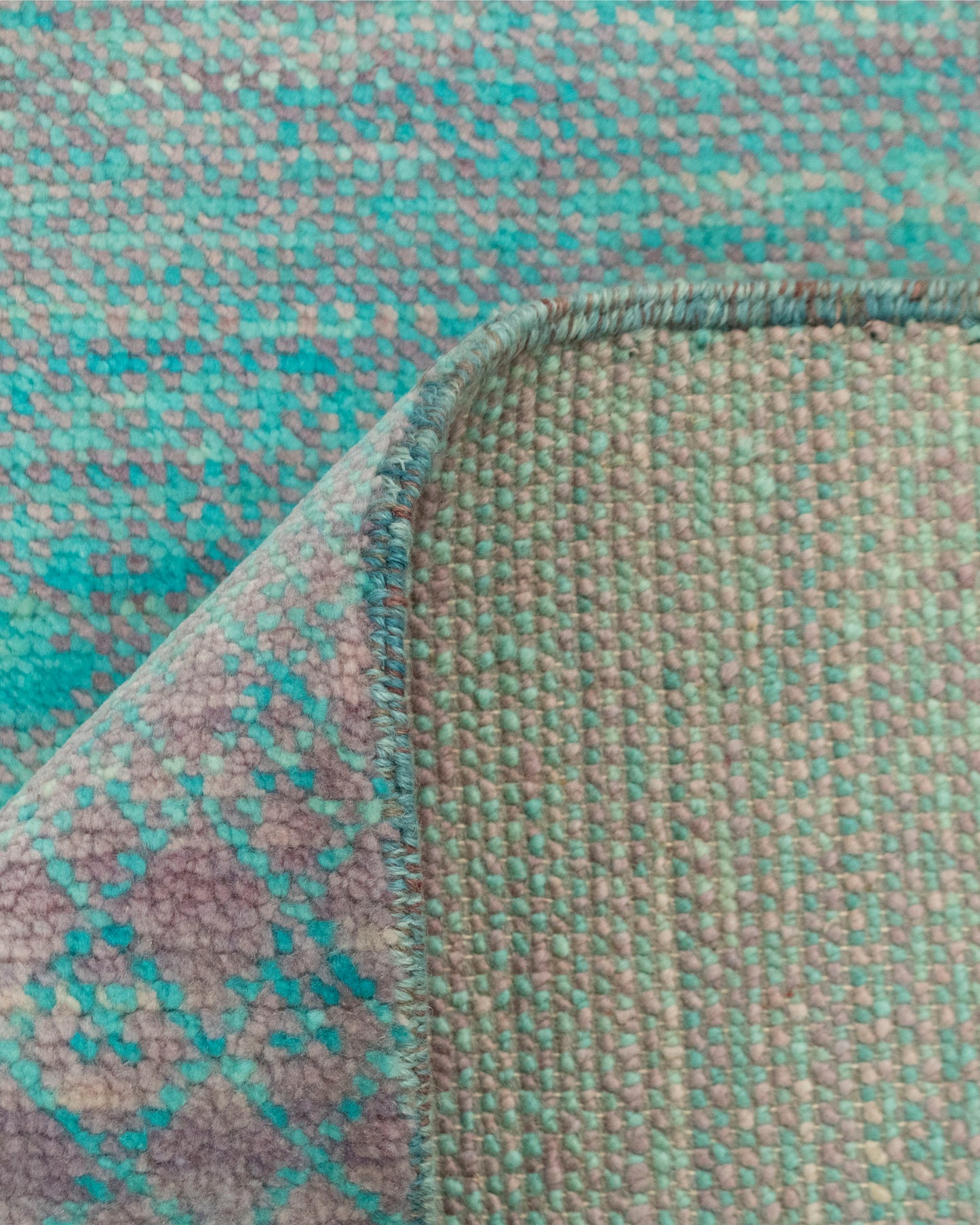 Turquoise Blue Gabbech Area Rug