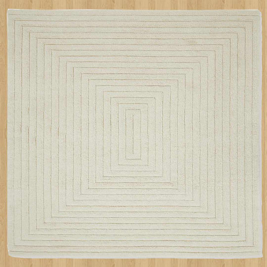 Monochrome Striped Rug