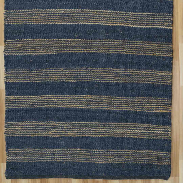Boho Chic Jute Stripe Rug - Stylish and Sustainable Floor Decor | Designer Rugs for Living Room