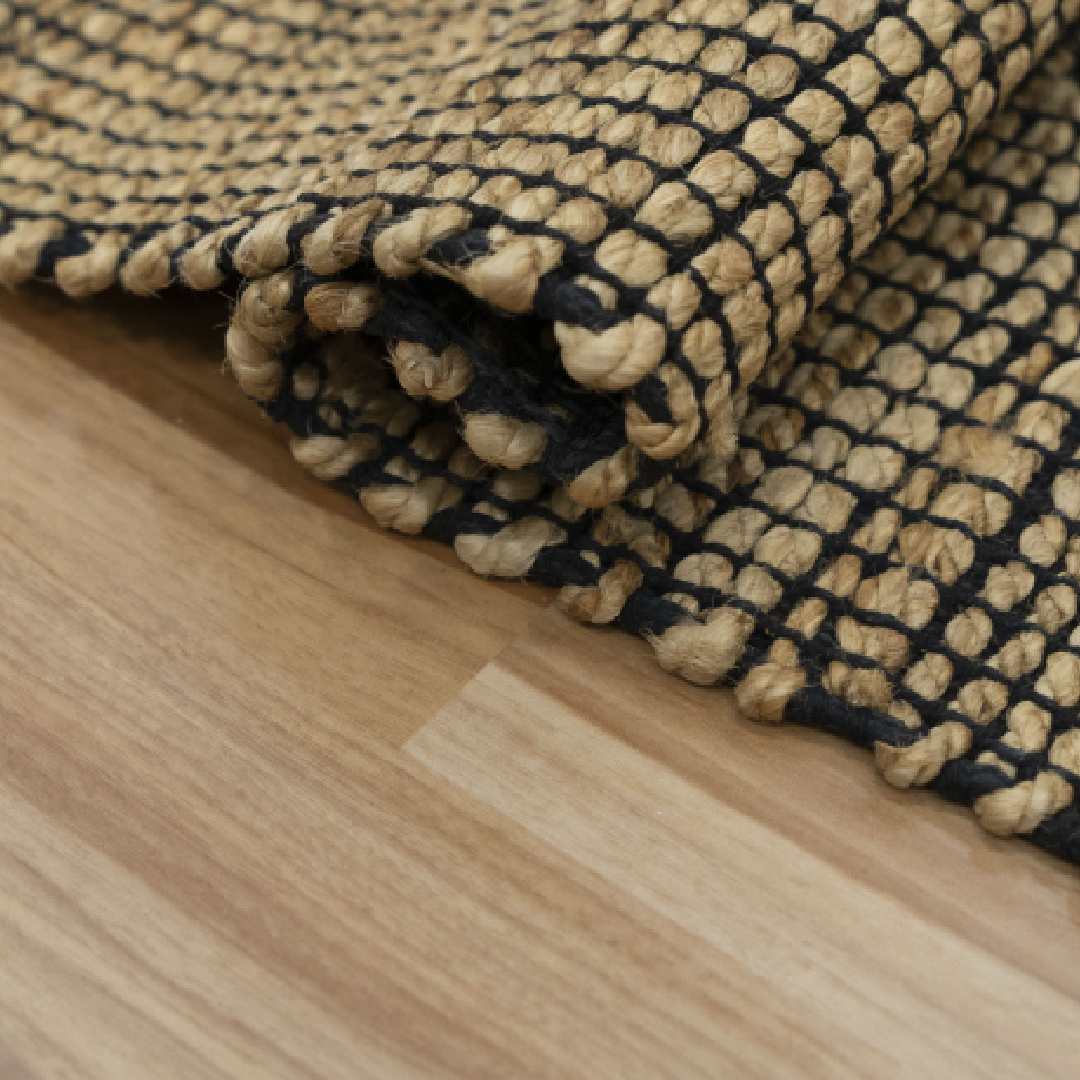 Natural Jute  Area & Runner Rug - Ideal for Hallways & Entryways