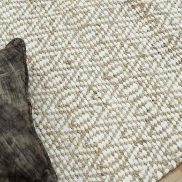 Jute and Cotton Blend Rug - Soft and Versatile Home Decor | Best Rugs Online UK & USA