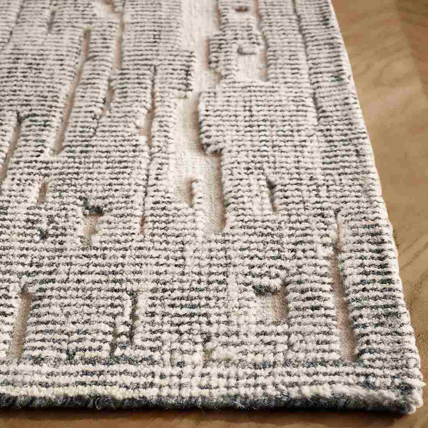 Irradiant Ivory Charcoal Rug| Best Moroccan Rugs Online