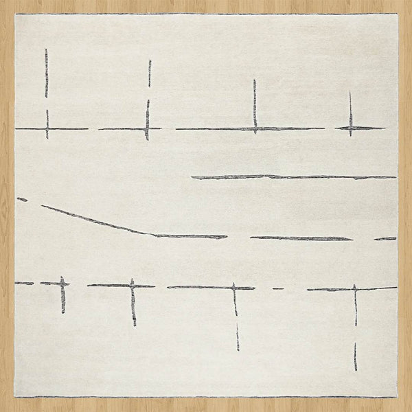 Ivory Stramlined Rug | Best Moroccan Rugs Online