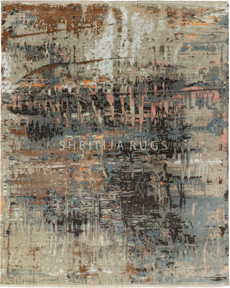 9x12 Uvenuti Premium Quality Abstract Designer Rug | Shritija Rugs