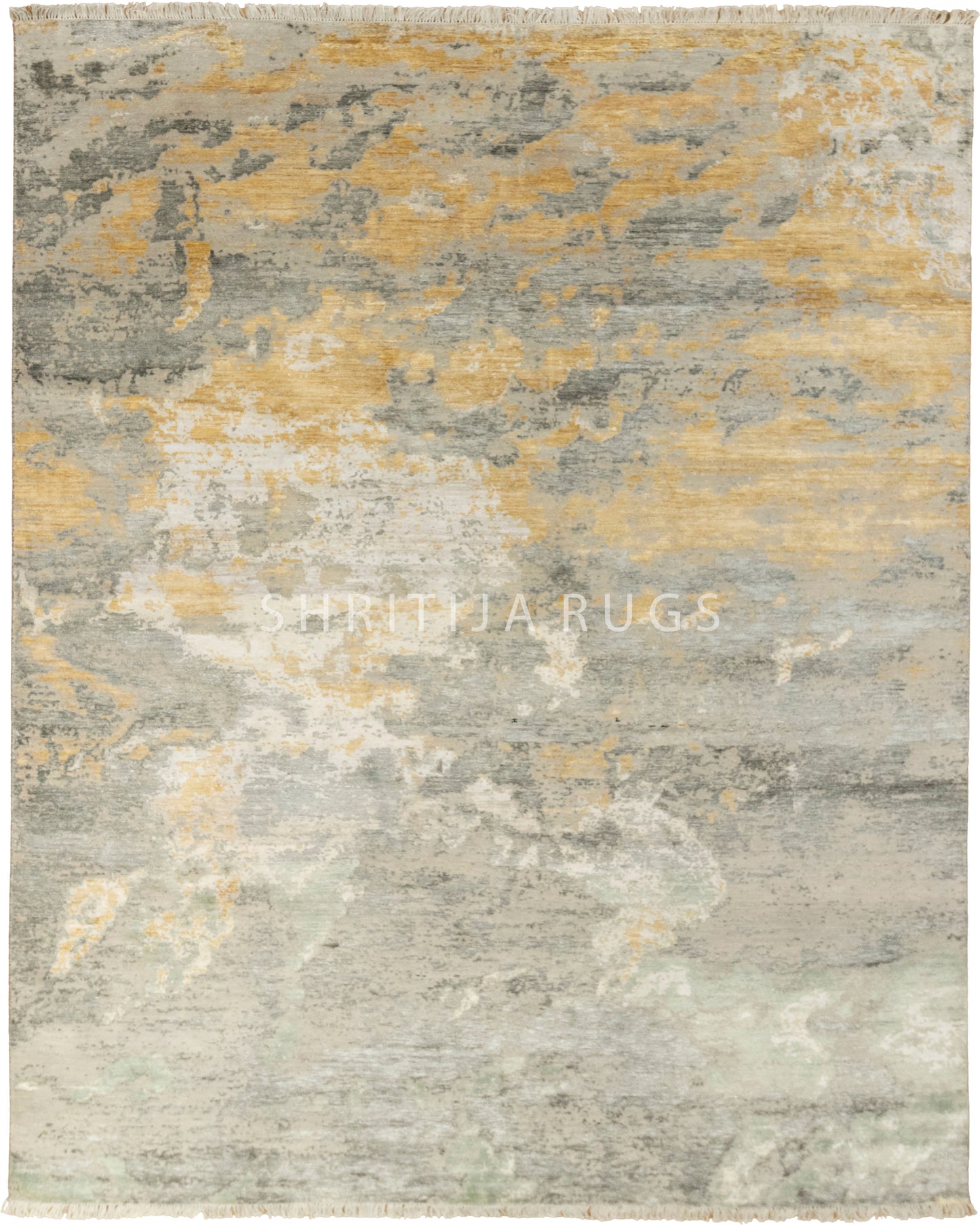 9x12 Buy Majestic Abstract Pattern Hand Knotted wool & Silk for bedroom Rug