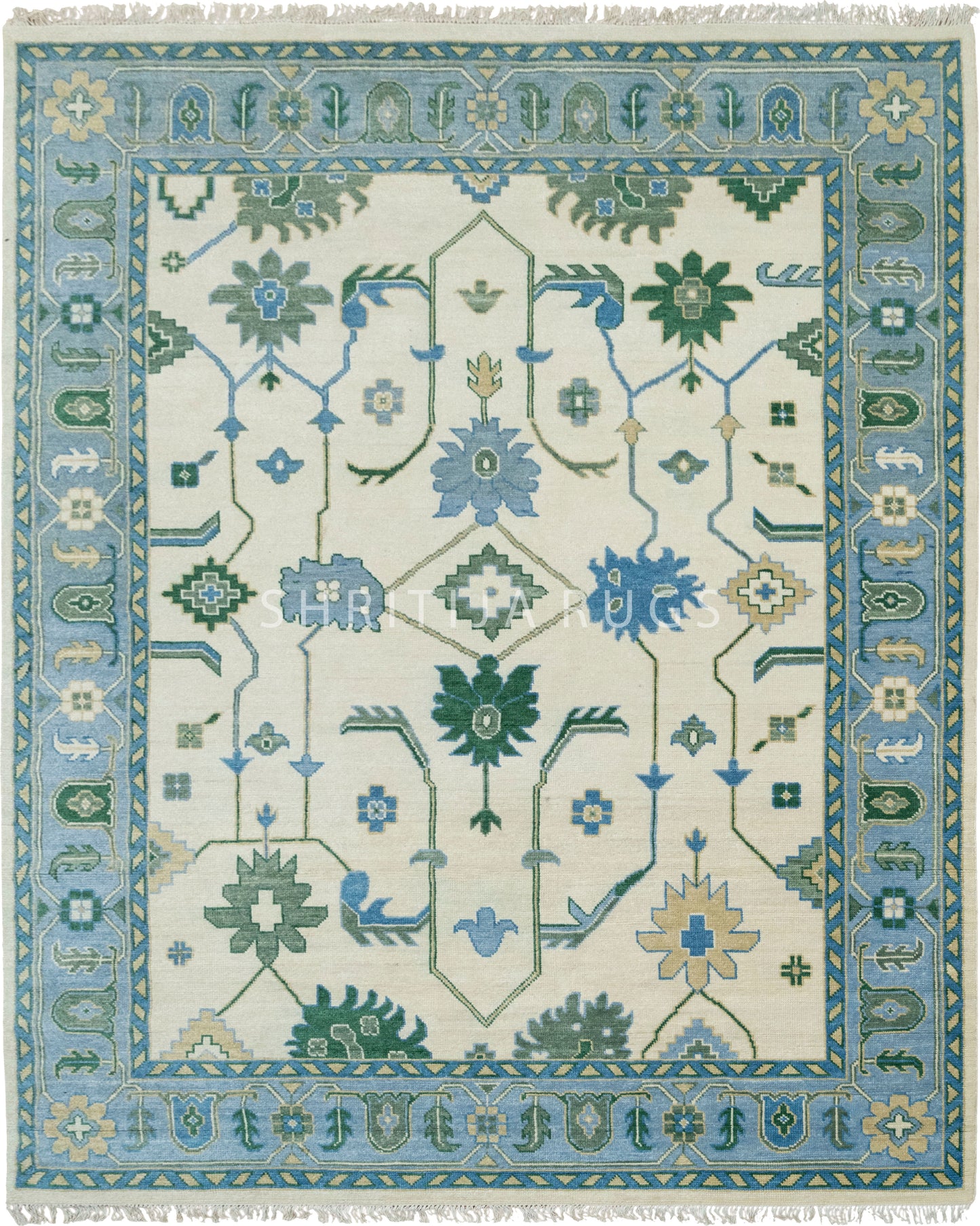 Caspian Mint Oushak