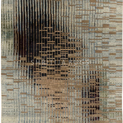 9x12 Mystique Grafton Grey Mustard  Modern Designer Transitional Rug | shritija Rugs