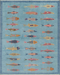 Shop Fish Rugs: Koi Pond & Fish Design Rugs |Hand Knotted Fish Rug