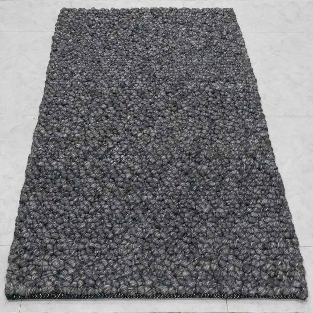 Unparalleled Bubble charcoal Rug