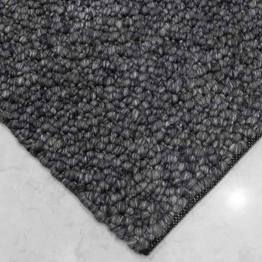 Unparalleled Bubble charcoal Rug