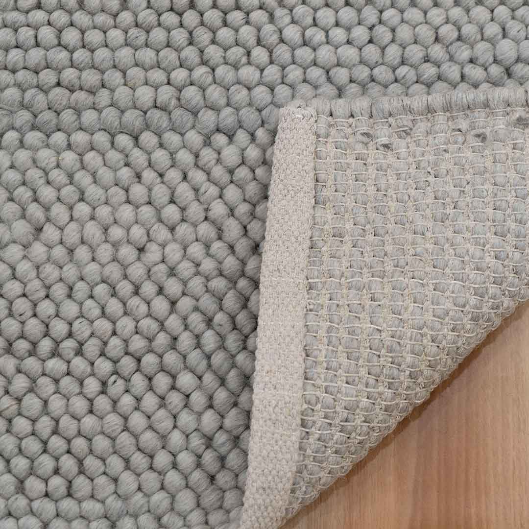 Grey Handwoven Wool Loop