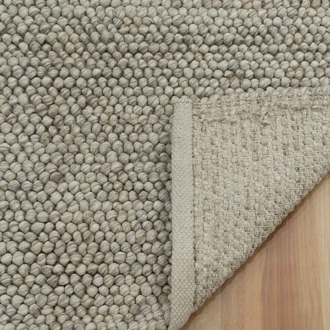 Silver Gray Loop Rug