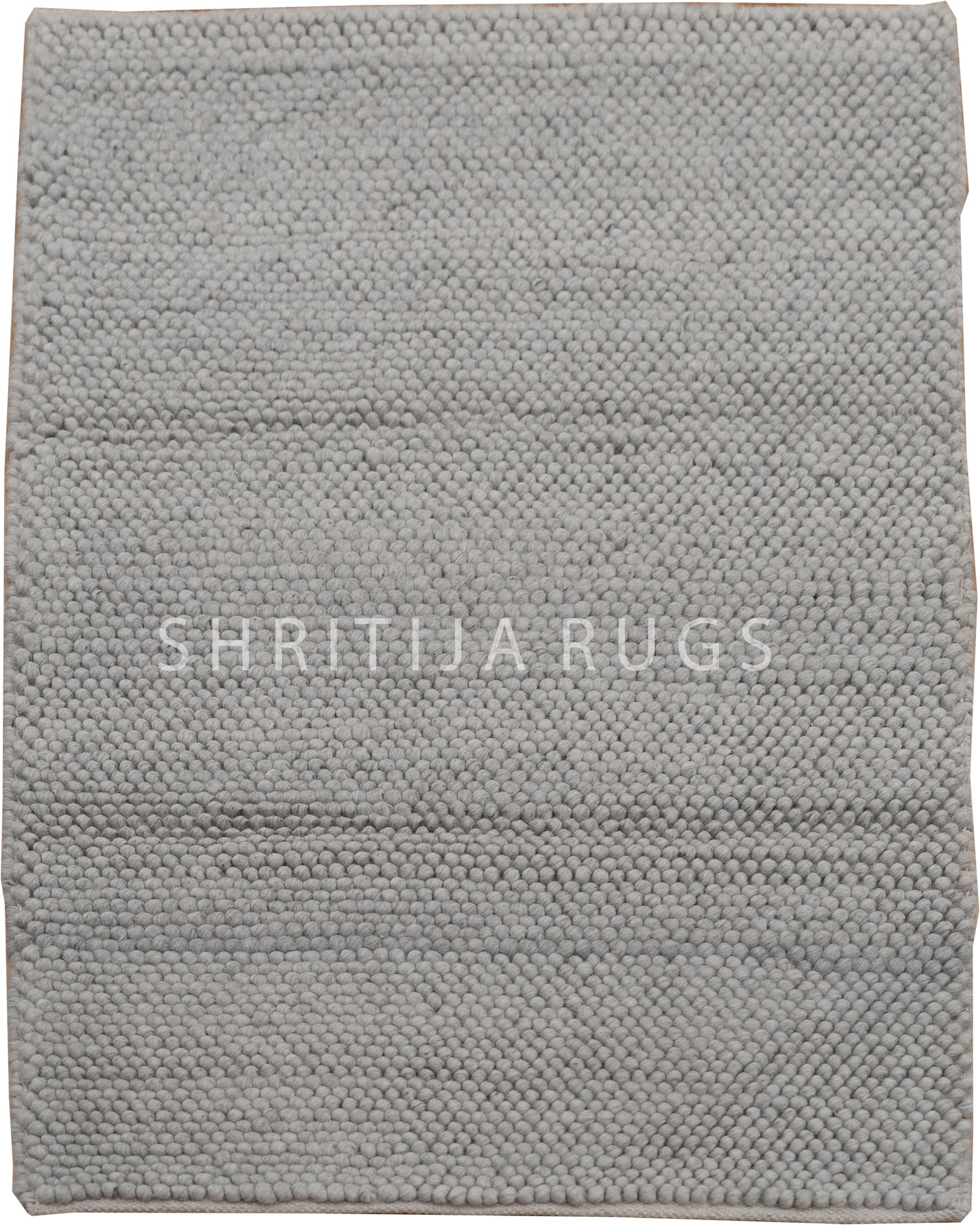 Grey Handwoven Wool Loop