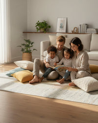 Golden Grid Rug