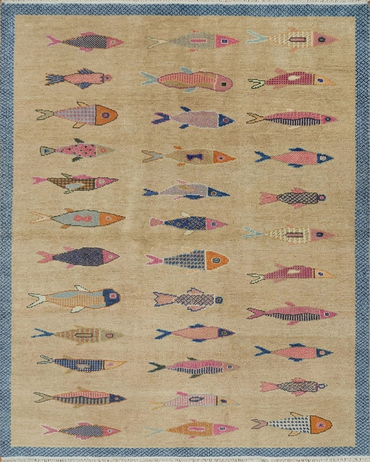 Shop Fish Rugs: Koi Pond & Fish Design Rugs |Hand Knotted Fish Rug