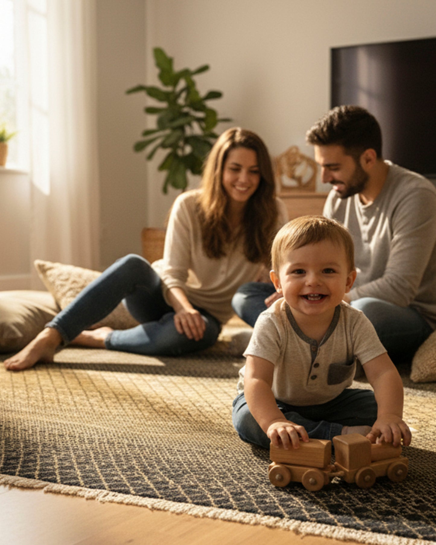 Spectrum Luxury handmade Gold Rug