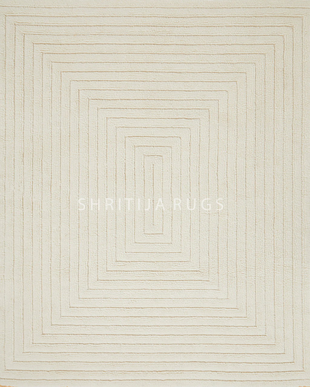 Monochrome Striped Rug