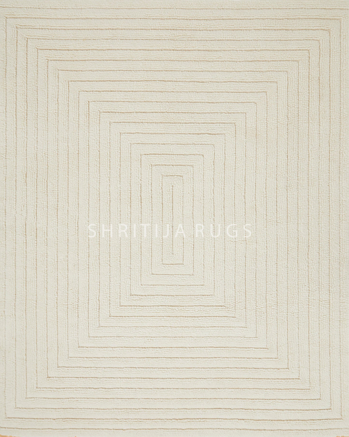 Monochrome Striped Rug