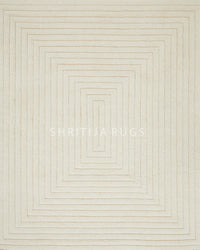 Monochrome Striped Rug