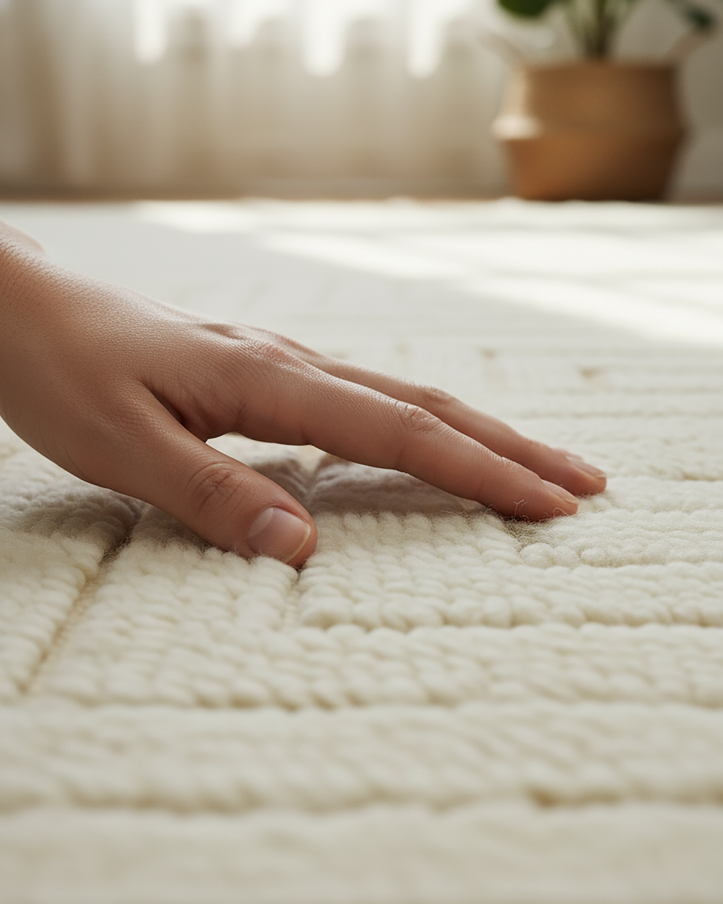 Monochrome Striped Rug