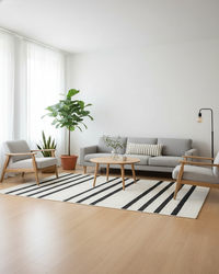 Hemp Jute Rug - White Cool for Any Space