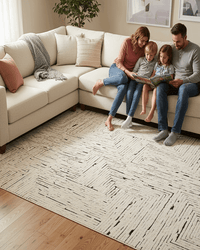 Maze Rug | Custom HandKnotted Wool & Silk Rug | Buy Designer Rug Online