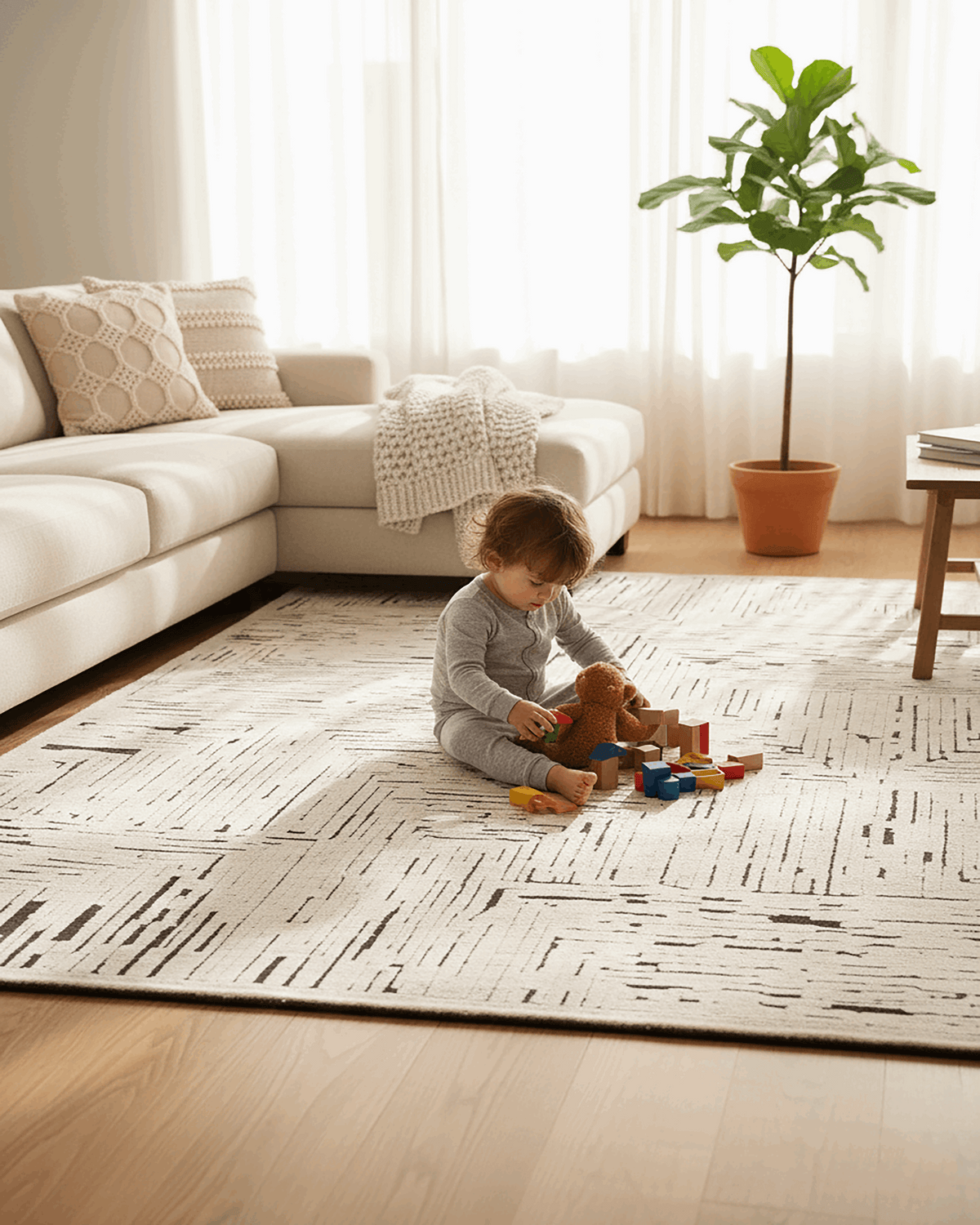 Maze Rug | Custom HandKnotted Wool & Silk Rug | Buy Designer Rug Online