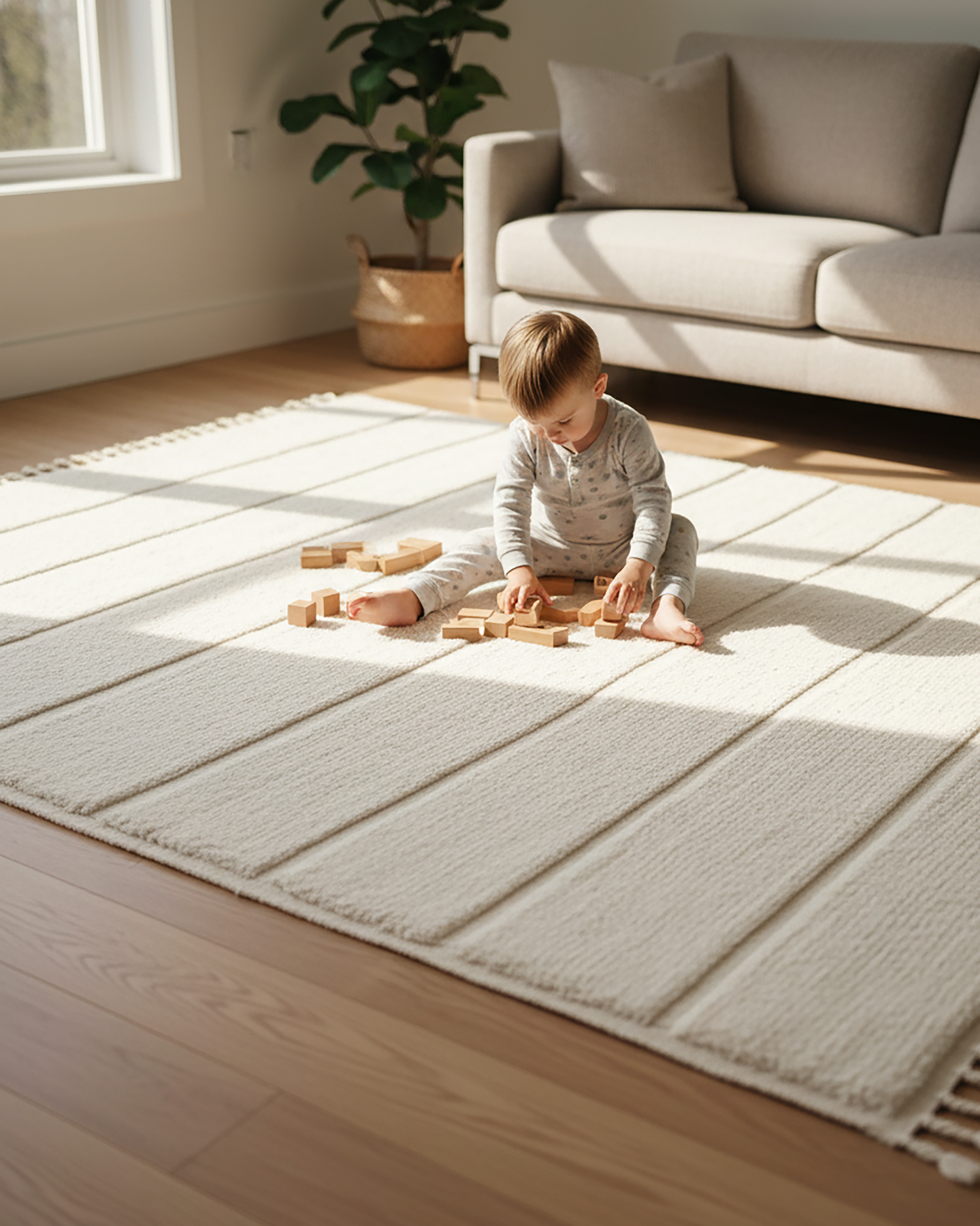 Luxurious Shag Rug - Plush and Cozy