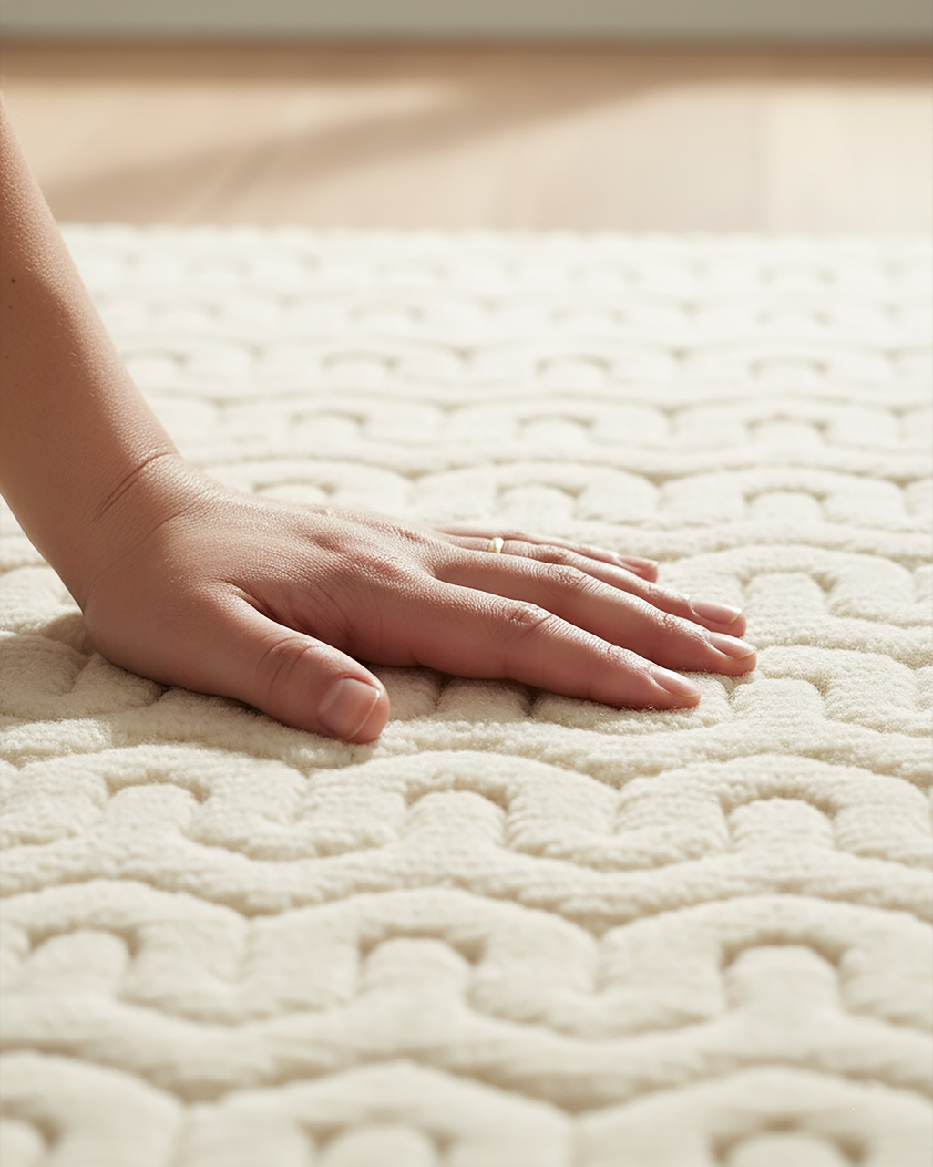 Ivory Rug | Ivory Runner Rug | Ivory Passage Rug | White Rug