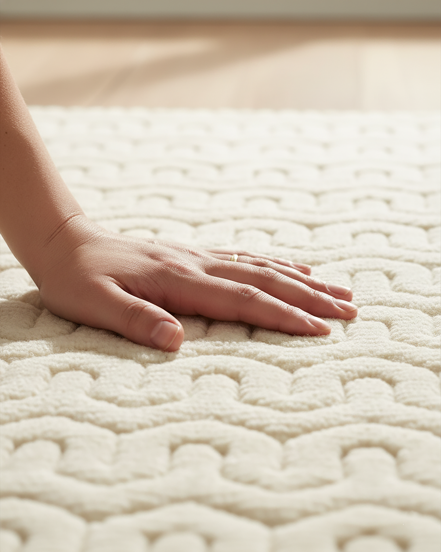 Ivory Rug | Ivory Runner Rug | Ivory Passage Rug | White Rug