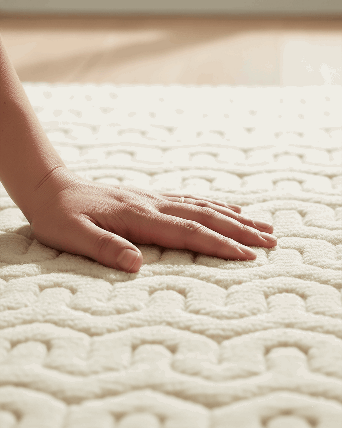 Ivory Rug | Ivory Runner Rug | Ivory Passage Rug | White Rug