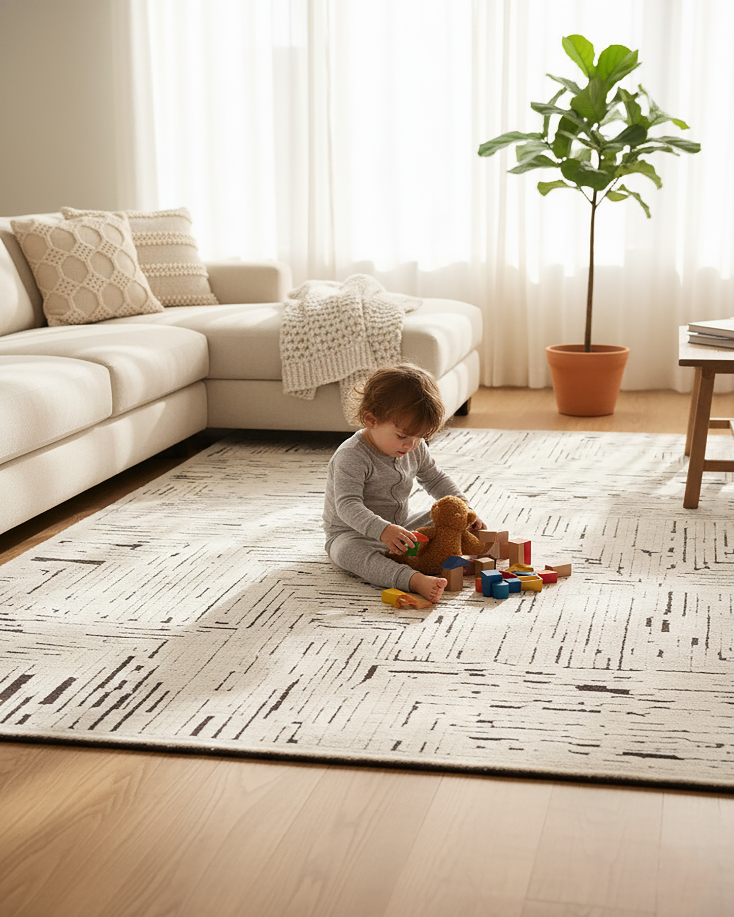 Maze Rug | Custom HandKnotted Wool & Silk Rug | Buy Designer Rug Online