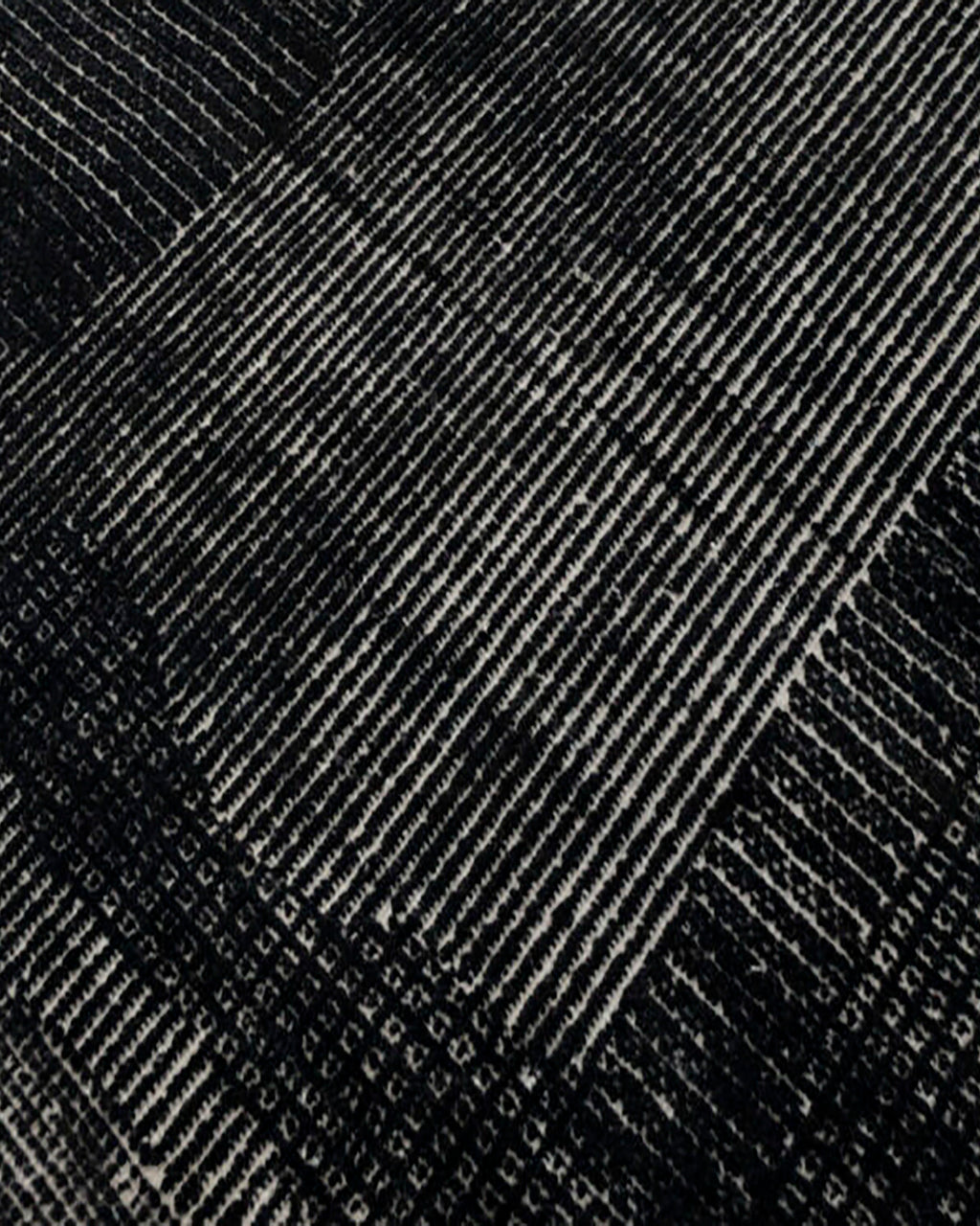 Obsidian Rug Black | Obsidian Area Rug | Hand Knotted Area Rug