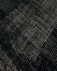 Obsidian Rug Black | Obsidian Area Rug | Hand Knotted Area Rug