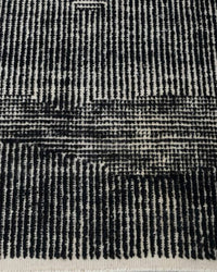 Obsidian Rug Black | Obsidian Area Rug | Hand Knotted Area Rug