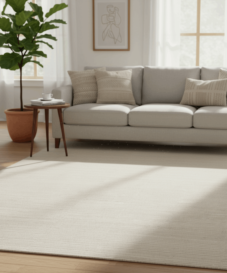 Haven Linear Rug | Linen Rug | Liner Rug