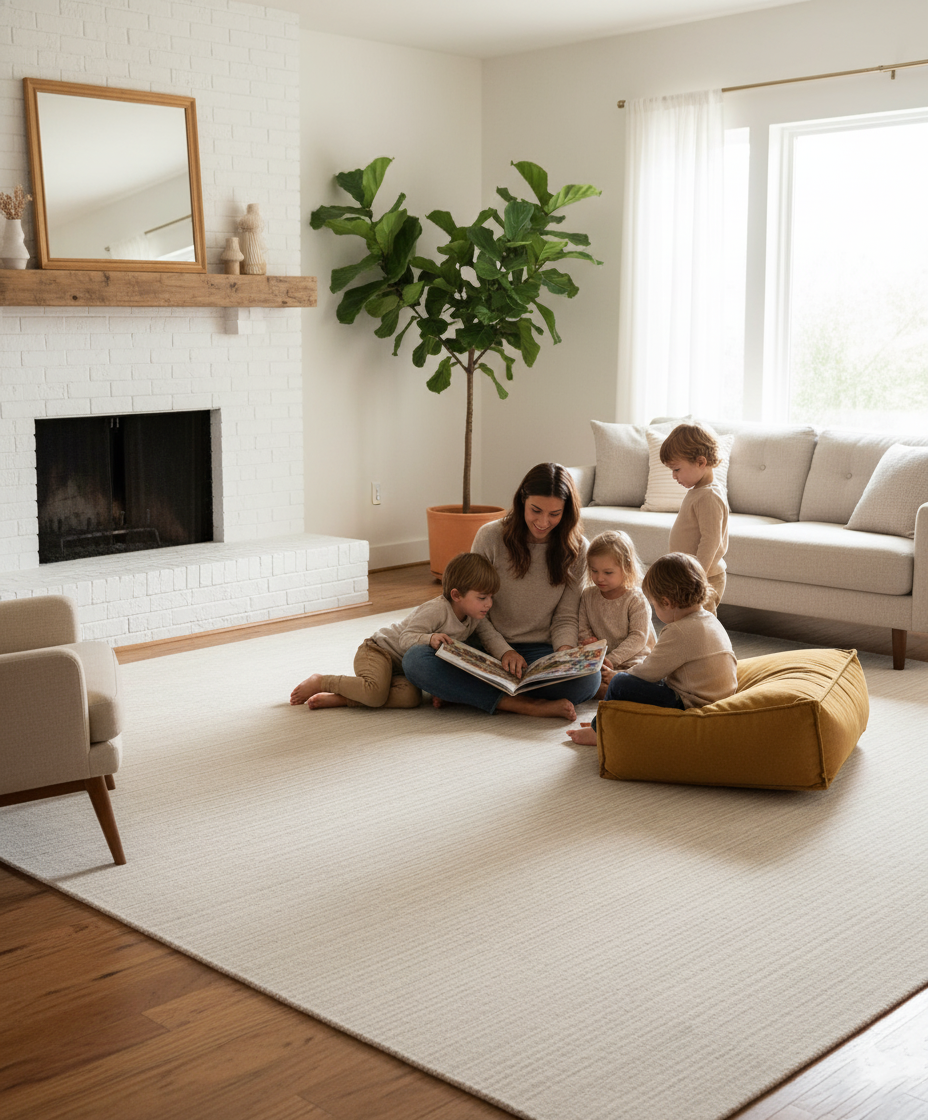 Haven Linear Rug | Linen Rug | Liner Rug