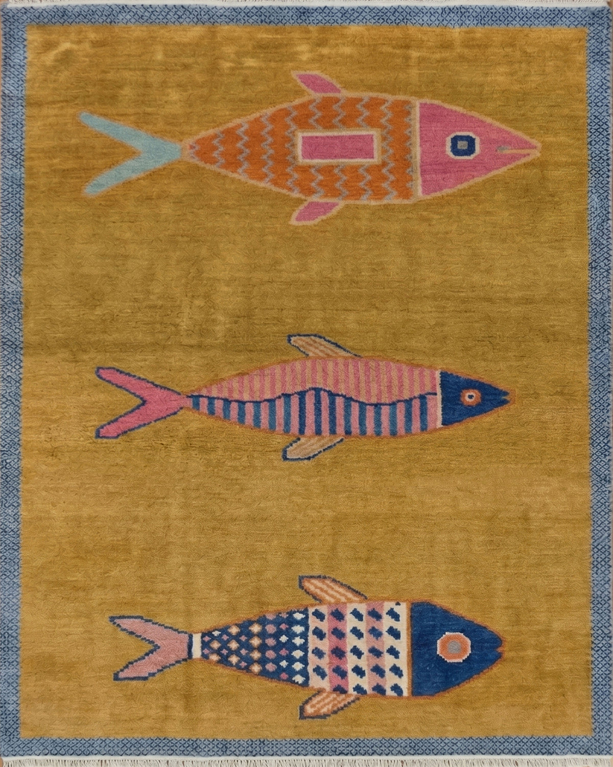 Shop Koi Fish Rugs | Handcrafted Pond & Runner Styles Fish Rugs