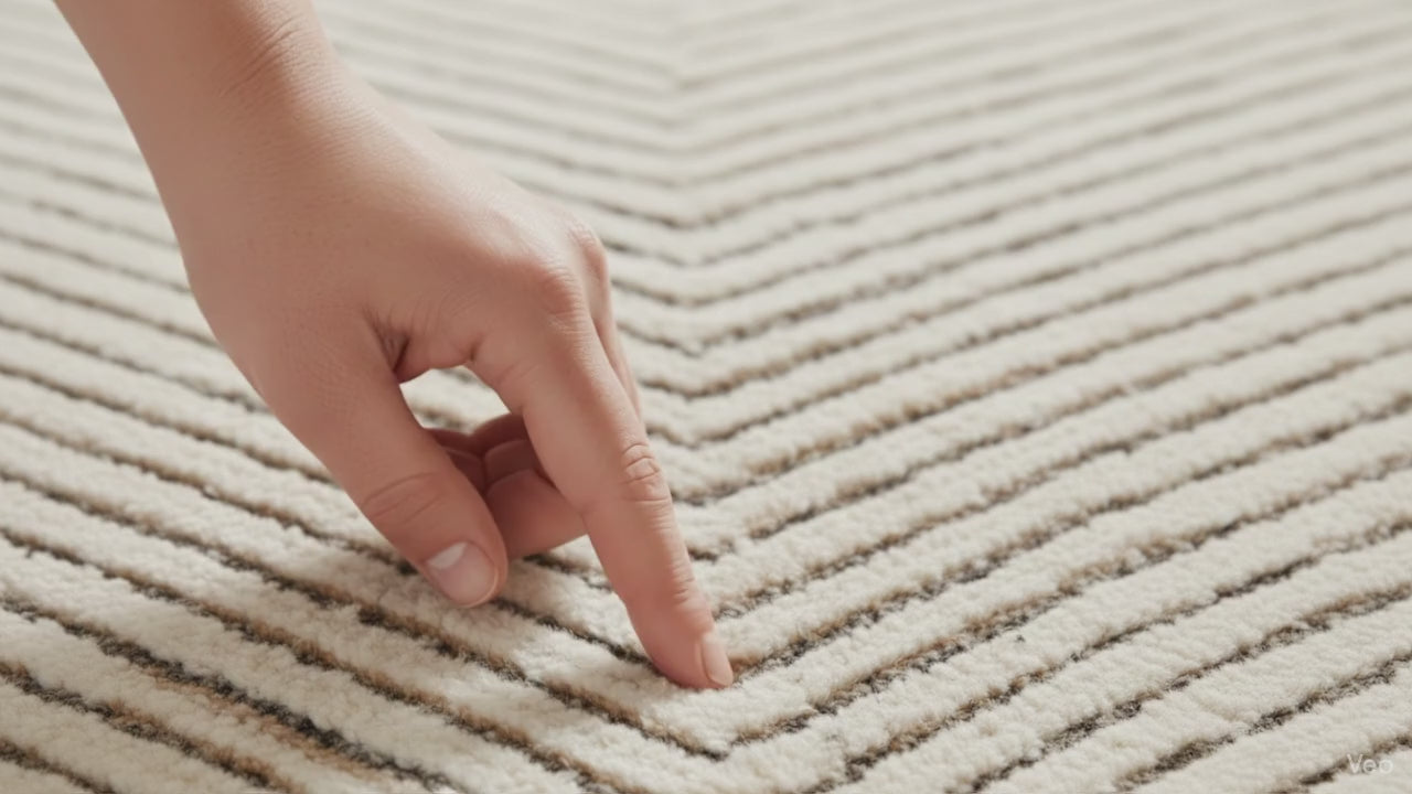 Stripe exquisite rug