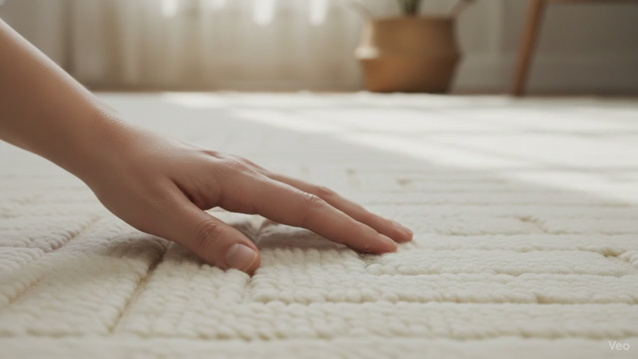 Monochrome Striped Rug