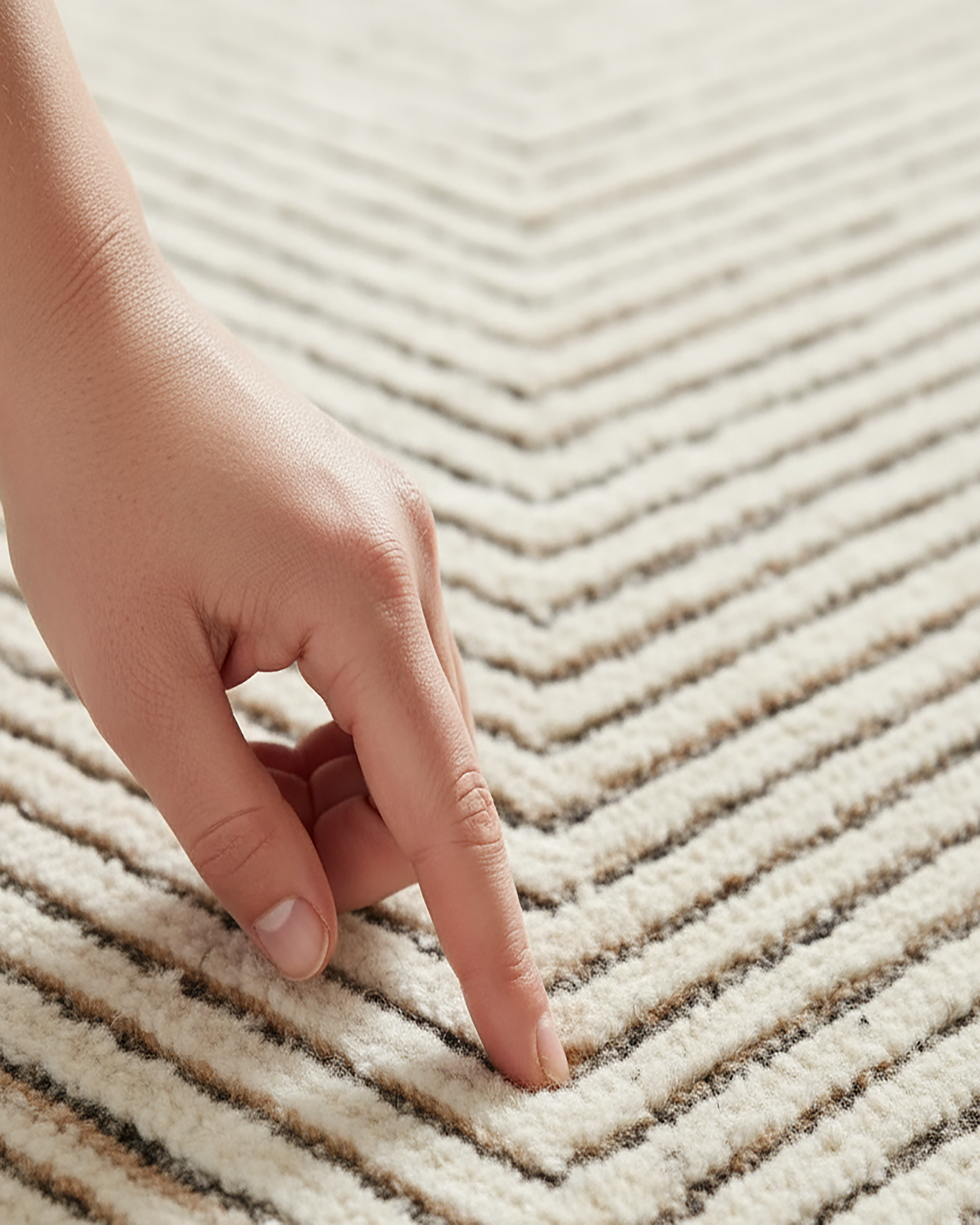 Stripe exquisite rug